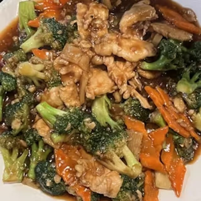 Chicken with Broccoli.